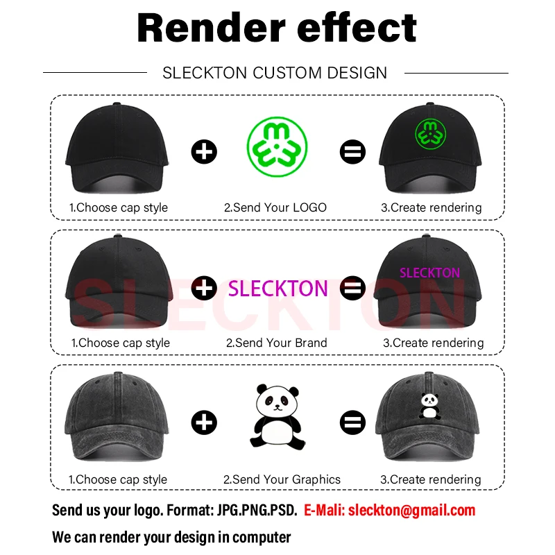SLECKTON 남녀공용 커스텀 로고 야구 모자, 브랜 - Embroidery Design Logo 리뷰 및 가격