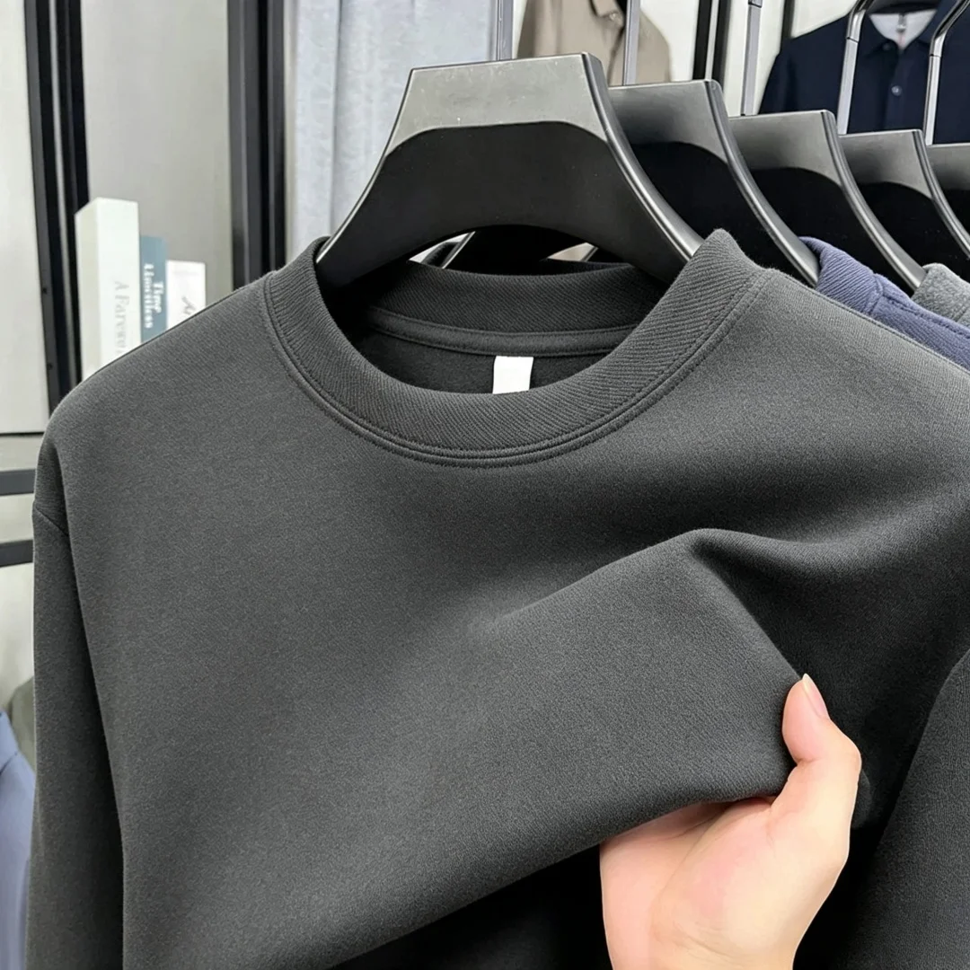 부드러운 면 소재의 고급 브랜드 남성용 긴팔 라운드넥  - Embroidery Cotton Shirt 리뷰 및 가격